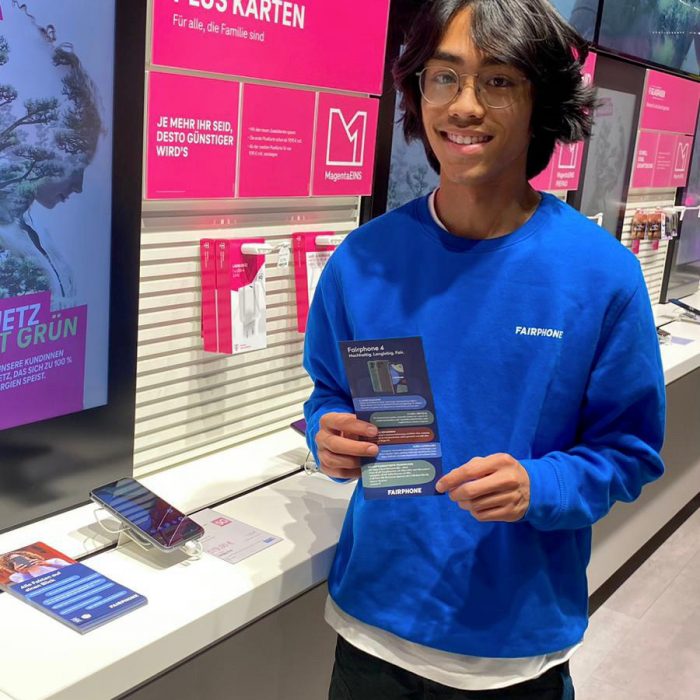 referenzen hostessen promoter agentur glowstaff fairphone telekom