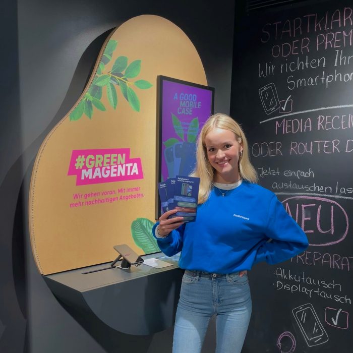 referenzen hostessen promoter agentur glowstaff fairphone telekom