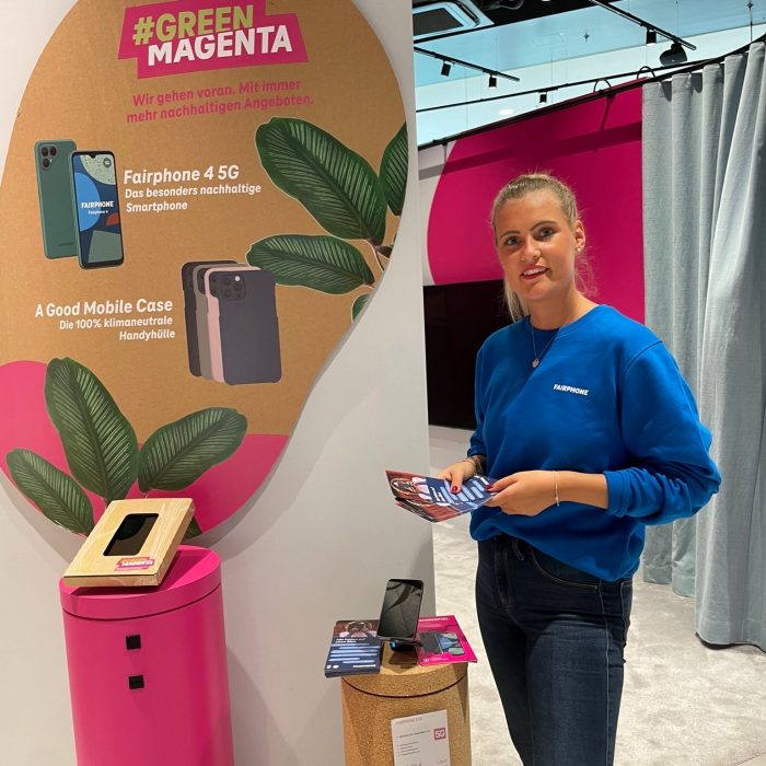 referenzen hostessen promoter agentur glowstaff fairphone telekom