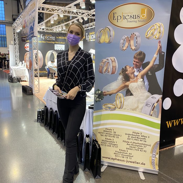 referenzen messe hostess agentur glowstaff hochzeitsmesse traudich! traudich juwelier